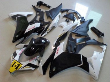 Honda CBR 500RR 2013-2015 - Preto Branco Denso Rizoma 14