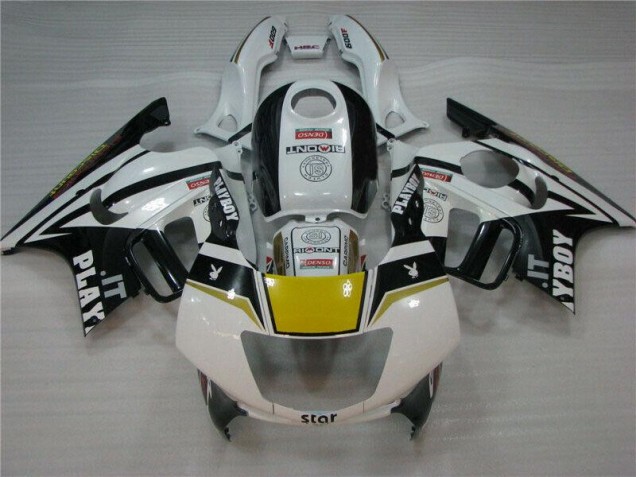 Honda CBR 600 F3 1995-1998 - Branco Preto Playboy