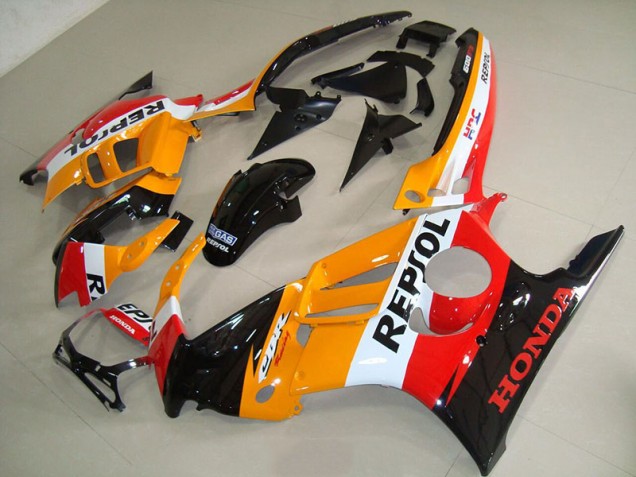 Honda CBR 600 F3 1995-1998 - Laranja Preto Repsol