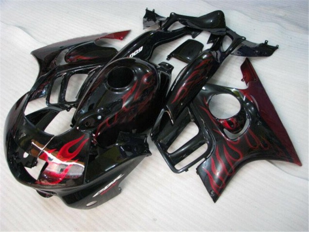 Honda CBR 600 F3 1995-1998 - Preto Vermelho Chama Honda CBR 600 F3 1995-1998 - Preto Vermelho Chama