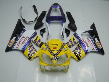 Honda CBR 600 F4i 2001-2003 - Amarelo Branco Nastro Azzurro