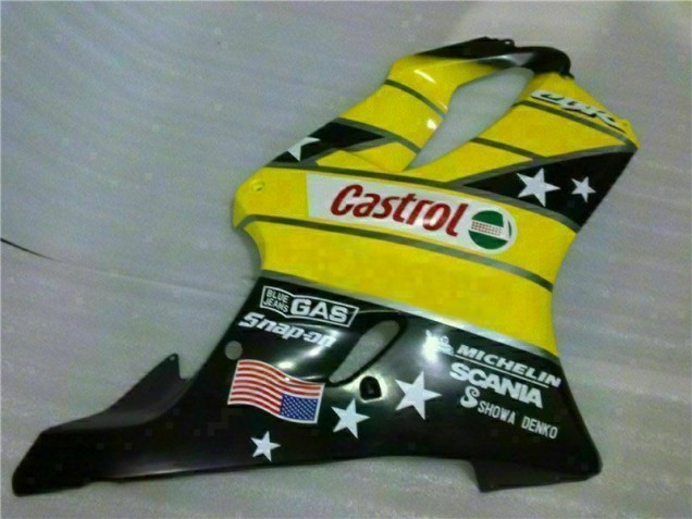 Honda CBR 600 F4i 2001-2003 - Amarelo Preto Castrol Cycle World