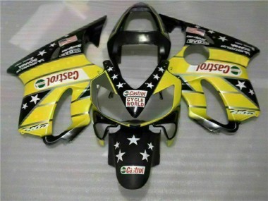 Honda CBR 600 F4i 2001-2003 - Amarelo Preto Castrol Cycle World