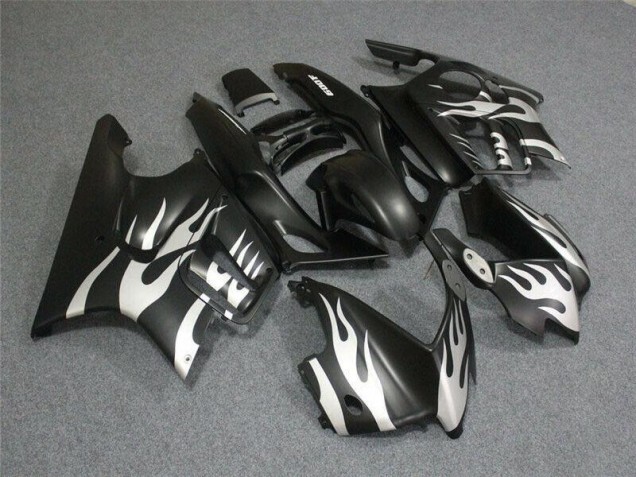 Honda CBR 600 F4i 2001-2003 - Preto Branco Chama Honda CBR 600 F4i 2001-2003 - Preto Branco Chama