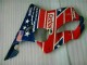 Honda CBR 600 F4i 2001-2003 - Vermelho Branco Azul Castrol Cycle World