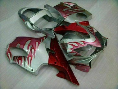 Honda CBR 600 F4i 2001-2003 - Vermelho Chama Prata
