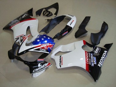 Honda CBR 600 F4i 2004-2007 - Branco Azul DENSO HRC Carrera