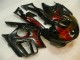 Honda CBR 600 F4i 2004-2007 - Preto Vermelho Chama Honda CBR 600 F4i 2004-2007 - Preto Vermelho Chama