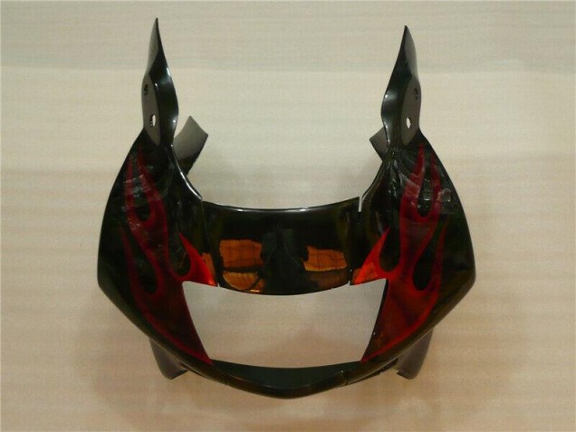 Honda CBR 600 F4i 2004-2007 - Preto Vermelho Chama Honda CBR 600 F4i 2004-2007 - Preto Vermelho Chama