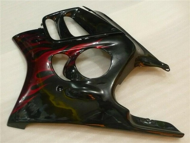 Honda CBR 600 F4i 2004-2007 - Preto Vermelho Chama Honda CBR 600 F4i 2004-2007 - Preto Vermelho Chama