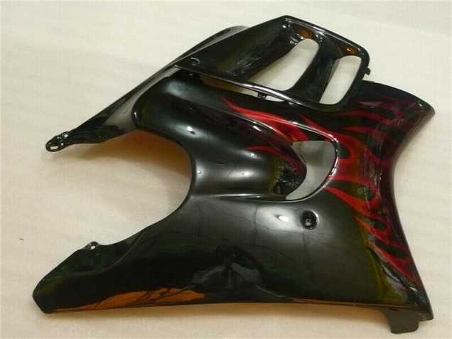 Honda CBR 600 F4i 2004-2007 - Preto Vermelho Chama Honda CBR 600 F4i 2004-2007 - Preto Vermelho Chama