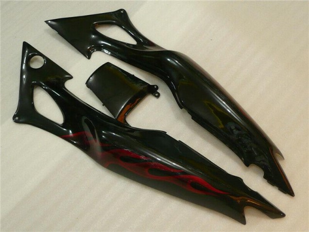 Honda CBR 600 F4i 2004-2007 - Preto Vermelho Chama Honda CBR 600 F4i 2004-2007 - Preto Vermelho Chama