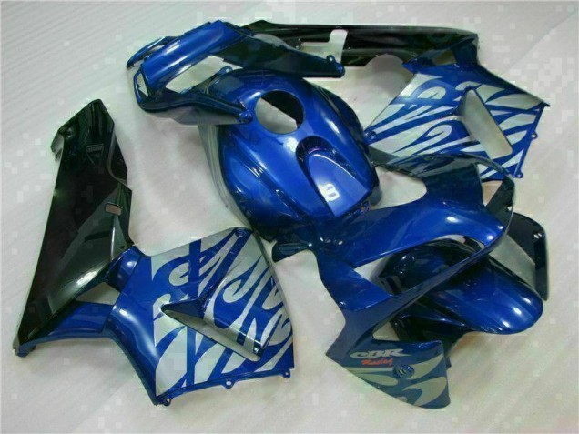 Honda CBR 600RR 2003-2004 - Azul & Prata Chama