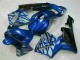 Honda CBR 600RR 2003-2004 - Azul & Prata Chama