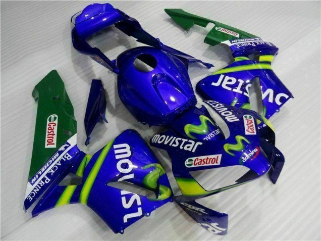 Honda CBR 600RR 2003-2004 - Azul Verde Movistar Castrol