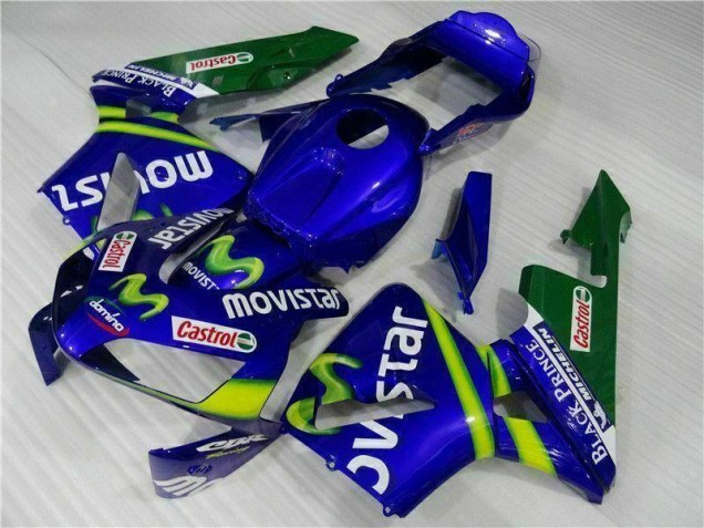 Honda CBR 600RR 2003-2004 - Azul Verde Movistar Castrol