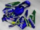 Honda CBR 600RR 2003-2004 - Azul Verde Movistar Castrol