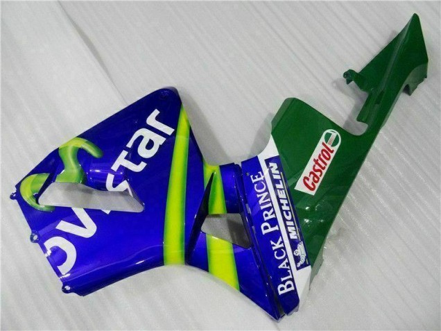 Honda CBR 600RR 2003-2004 - Azul Verde Movistar Castrol