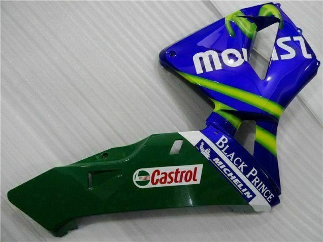Honda CBR 600RR 2003-2004 - Azul Verde Movistar Castrol