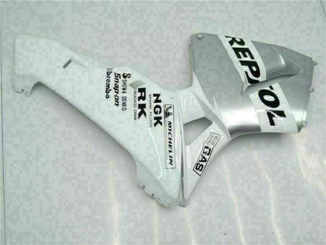 Honda CBR 600RR 2003-2004 - Branco Prata Repsol