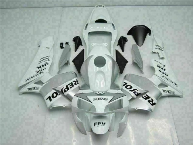 Honda CBR 600RR 2003-2004 - Branco Prata Repsol