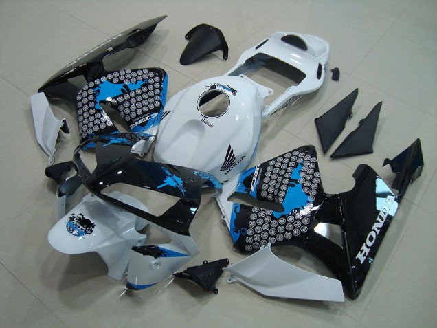 Honda CBR 600RR 2003-2004 - Branco Preto Azul