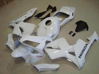 Honda CBR 600RR 2003-2004 - Branco Preto Decalque