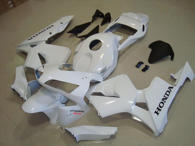 Honda CBR 600RR 2003-2004 - Branco Preto Decalque