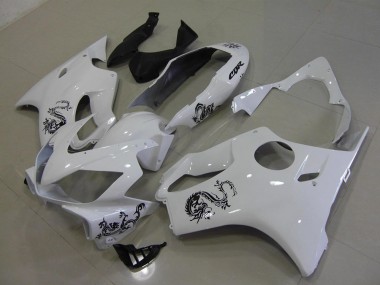 Honda CBR 600RR 2003-2004 - Branco & Preto Dragon