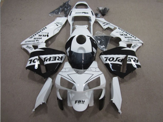 Honda CBR 600RR 2003-2004 - Branco Preto Repsol