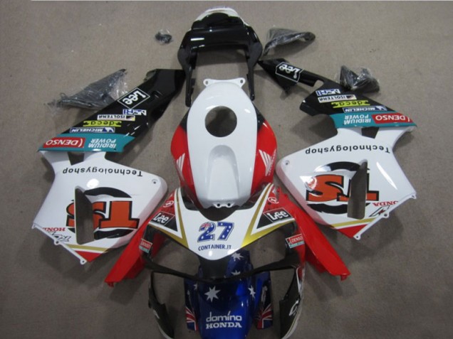 Honda CBR 600RR 2003-2004 - Branco Vermelho Azul 27