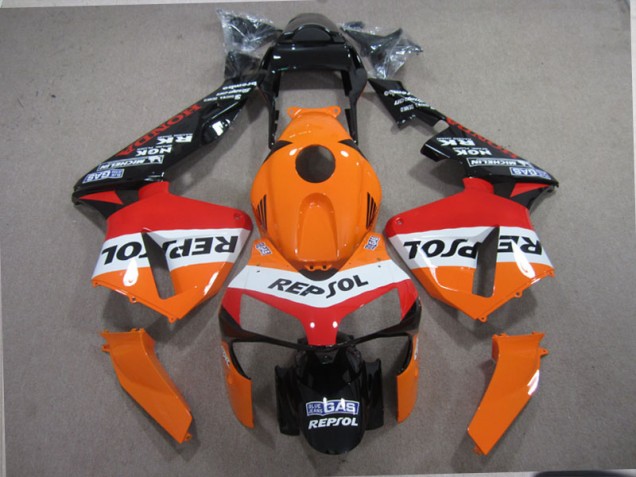 Honda CBR 600RR 2003-2004 - Laranja Preto Repsol