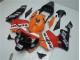 Honda CBR 600RR 2003-2004 - Laranja Vermelho Preto Repsol