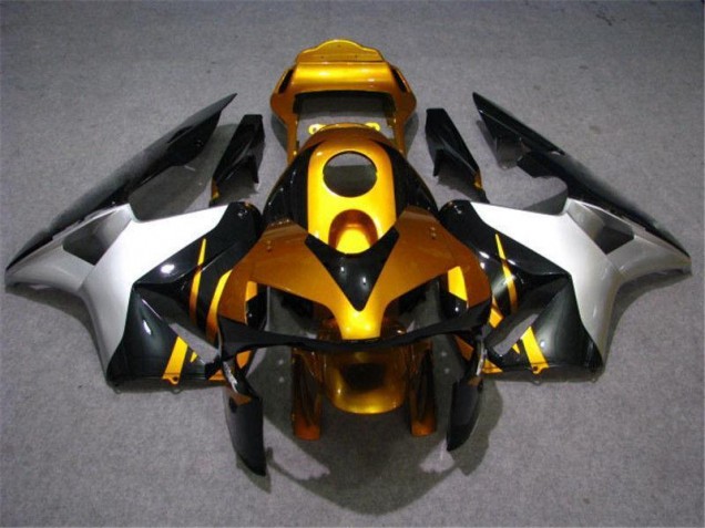 Honda CBR 600RR 2003-2004 - Ouro Prata Preto