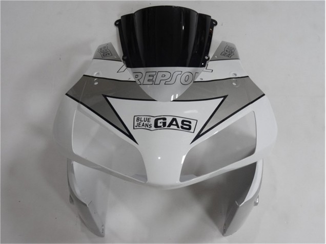 Honda CBR 600RR 2003-2004 - Prata Branco Preto Repsol