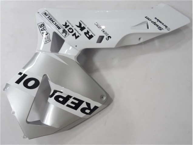 Honda CBR 600RR 2003-2004 - Prata Branco Preto Repsol