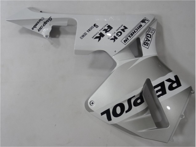 Honda CBR 600RR 2003-2004 - Prata Branco Preto Repsol