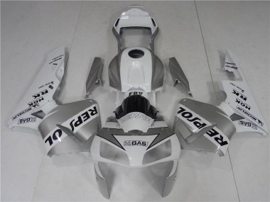 Honda CBR 600RR 2003-2004 - Prata Branco Preto Repsol