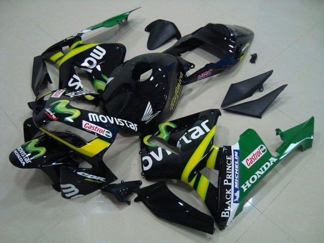 Honda CBR 600RR 2003-2004 - Preto Movistar Honda CBR 600RR 2003-2004 - Preto Movistar