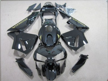 Honda CBR 600RR 2003-2004 - Preto Ouro Decalque