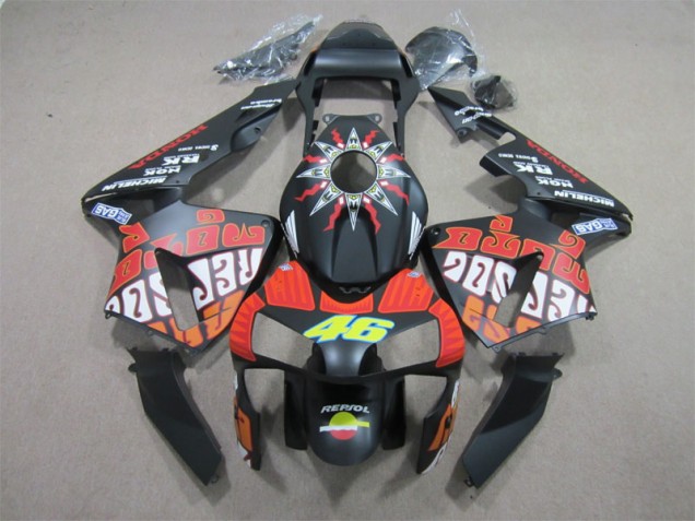 Honda CBR 600RR 2003-2004 - Preto Vermelho Repsol 46