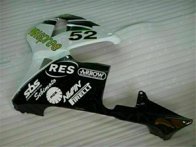 Honda CBR 600RR 2003-2004 - Verde Branco Preto Honda CBR 600RR 2003-2004 - Verde Branco Preto