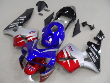 Honda CBR 600RR 2003-2004 - Vermelho Prata Azul