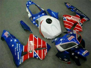 Honda CBR 600RR 2005-2006 - Azul Vermelho Cycle World Castrol