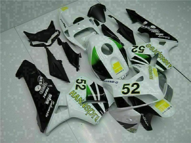 Honda CBR 600RR 2005-2006 - Branco Amarelo Verde 52