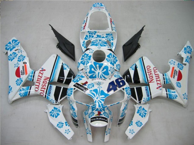 Honda CBR 600RR 2005-2006 - Branco Azul Nastro Azzurro 46