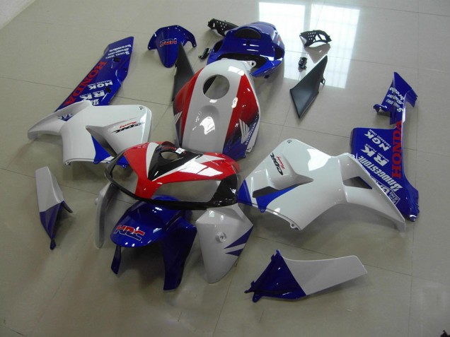 Honda CBR 600RR 2005-2006 - Branco Azul Vermelho HRC