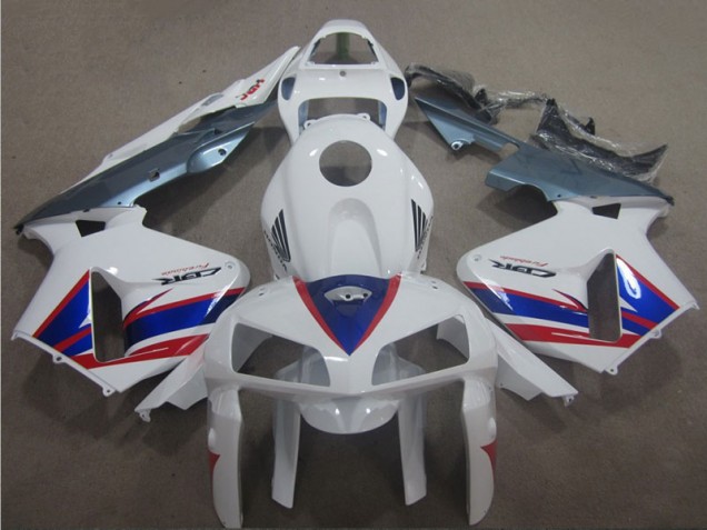 Honda CBR 600RR 2005-2006 - Branco Azul Vermelho