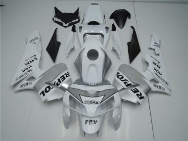 Honda CBR 600RR 2005-2006 - Branco Prata Preto Repsol