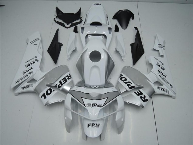 Honda CBR 600RR 2005-2006 - Branco Prata Preto Repsol